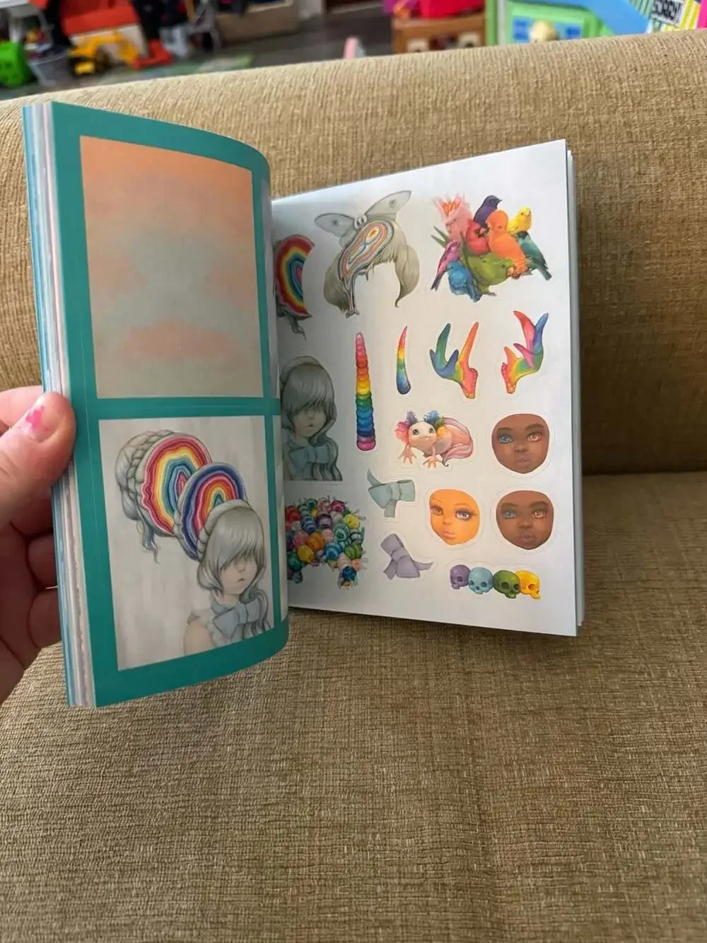 Pop Manga Stickerology: A Surreal Safari of 250+ Cute and Quirky Stickers by Cam
